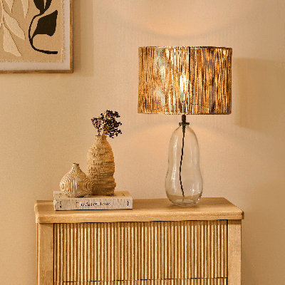 Glass Lamp Base Lamp