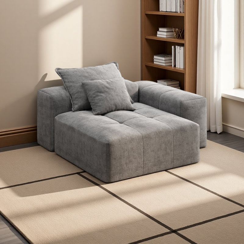 Canapé modulaire surdimensionné Modern, Gris