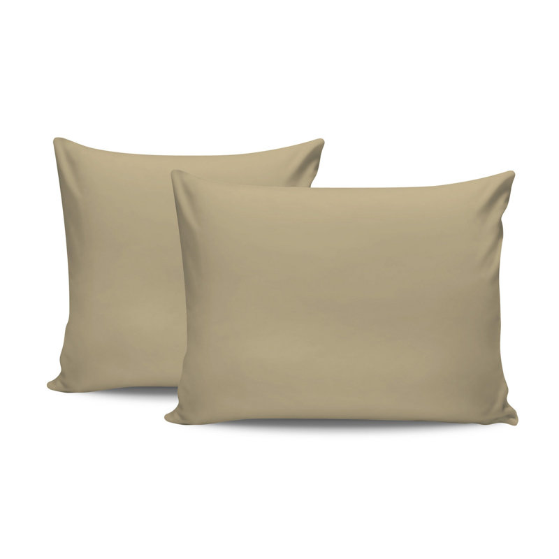 Ensemble de taie d'oreiller (2 pièces), Beige