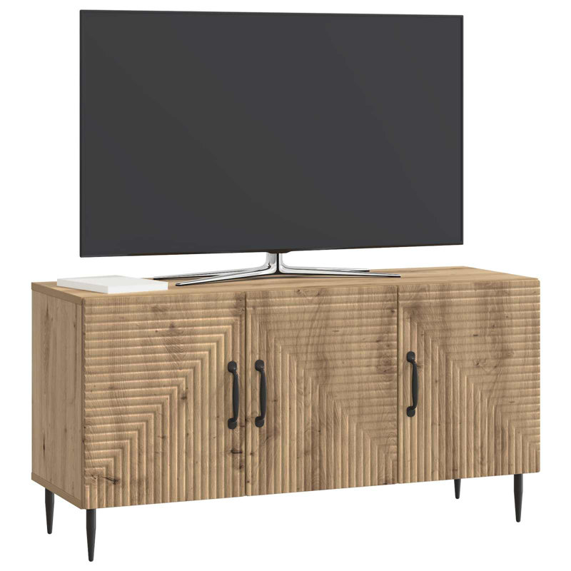 Unfinished TV Stand for TVs up to 43", Artisan Oak