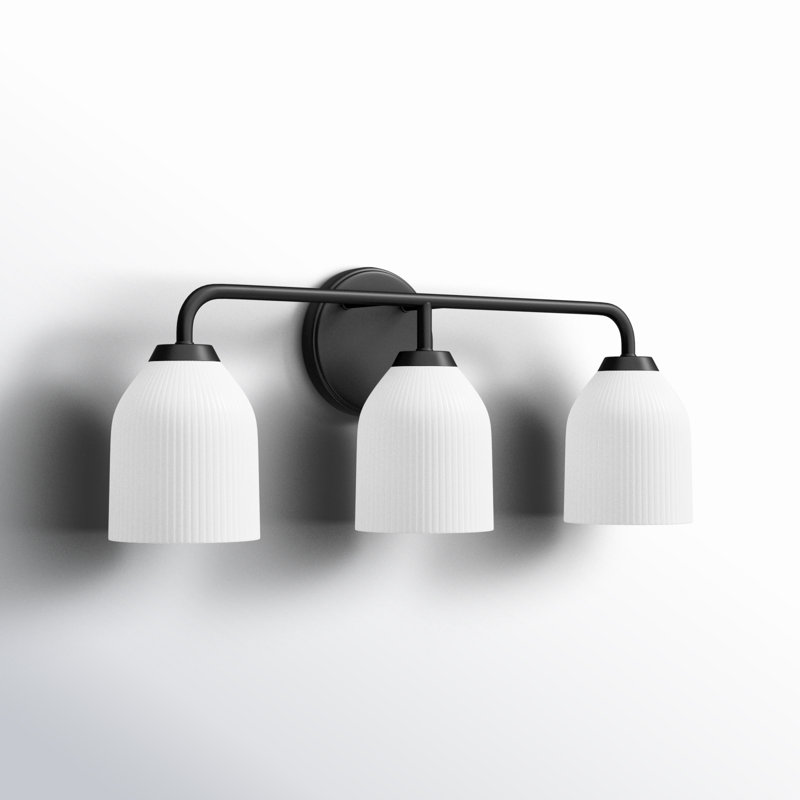 Sweeny 3 - Light Dimmable Bathroom Vanity Light, Matte Black