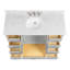 Ensemble de meuble-lavabo simple 55 po avec miroir Amariani-24102621