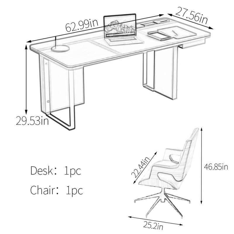 Makda, 29.53" H x 62.99" W x 27.56" D