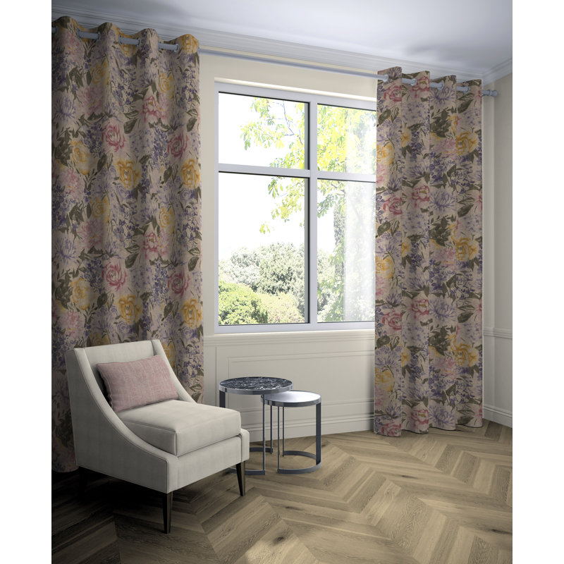 Amadahy Blackout Curtain Pair, 167 W x 228 D cm