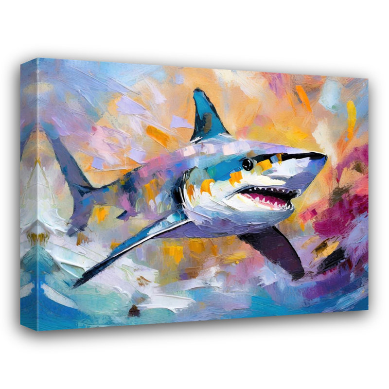 " Shark ", 15" H x 18" W x 1.5" D