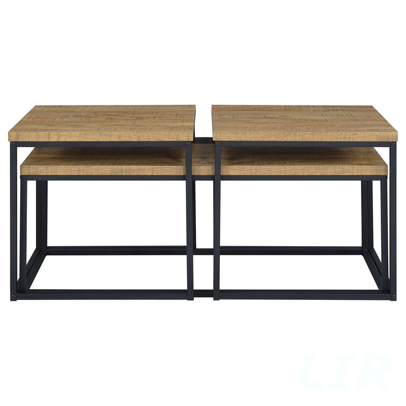 Rosey Mango 3-piece Coffee Table Set