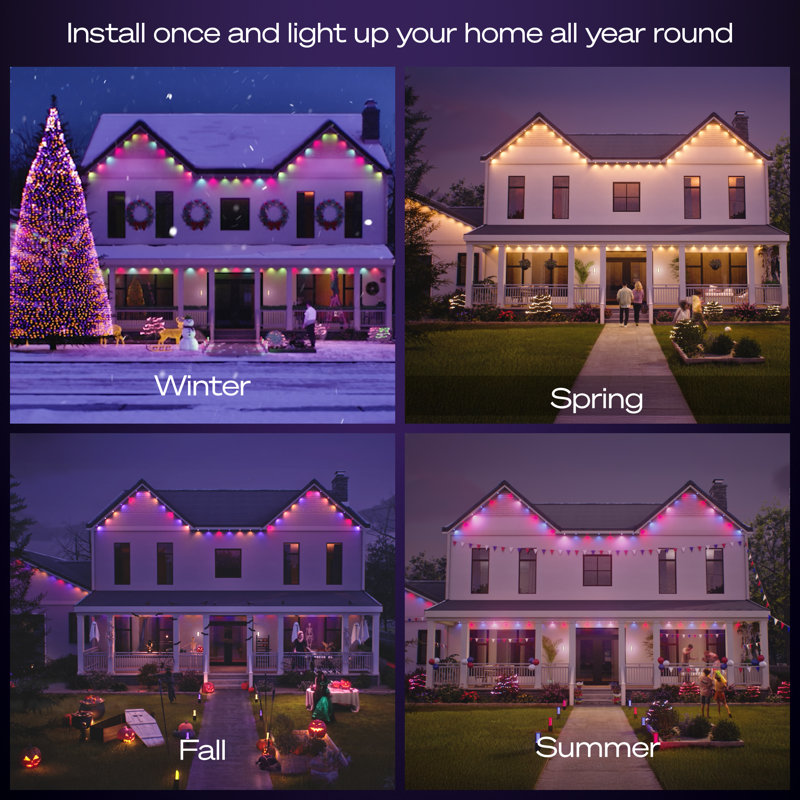 Festavia Permanent 90 Ft/48 Lights (white), White