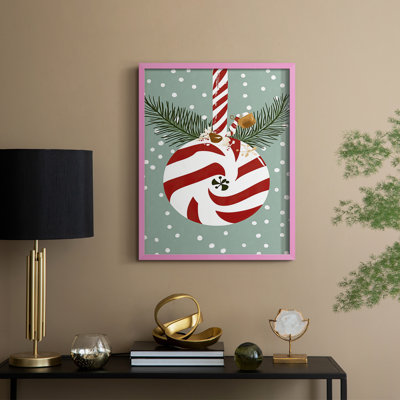 «Christmas Holiday», art encadré Dcciviv - bois massif