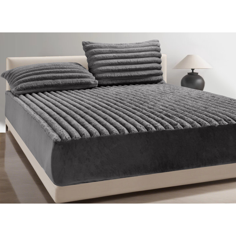 Fitted Sheet, Dark Grey