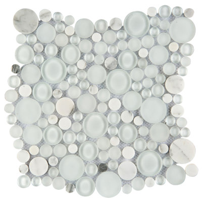 Lucente Pscb Ambrato 12 in. x 12 in. Glossy/Matte Glass Wall Tile (9.69 sq. ft./Case)