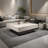 Italian light luxury square stone coffee table-122904075