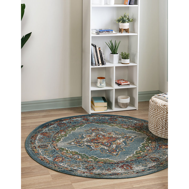 Charian Oriental Indoor Rug, Round 3'3"