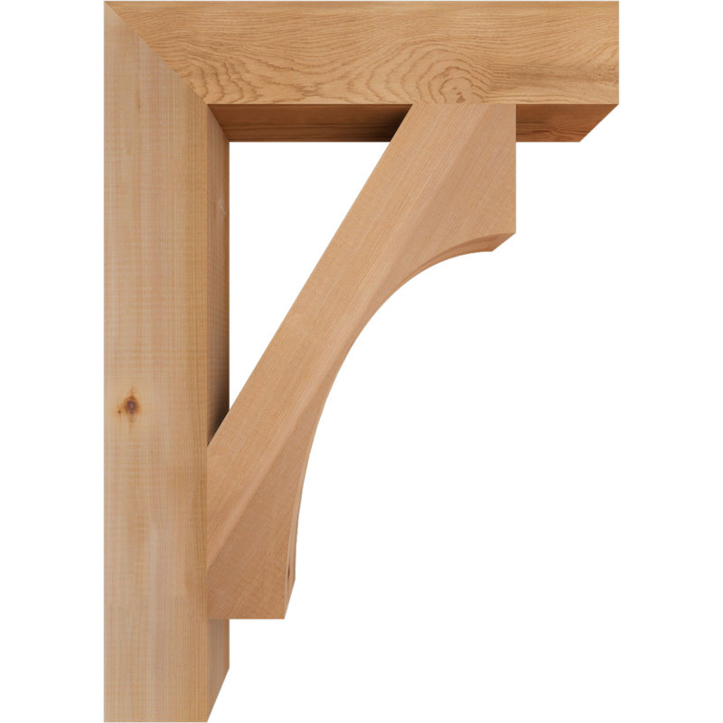 Support Westlake Block, Cèdre rouge de l'Ouest (lisse), H 28 po x l 3,5 po x P 20 po