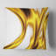 Motif de texture or brillant - Coussin décoratif imprimé abstrait-379910105
