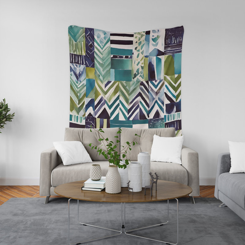 Tapisserie murale, H 88 po x l 104 po