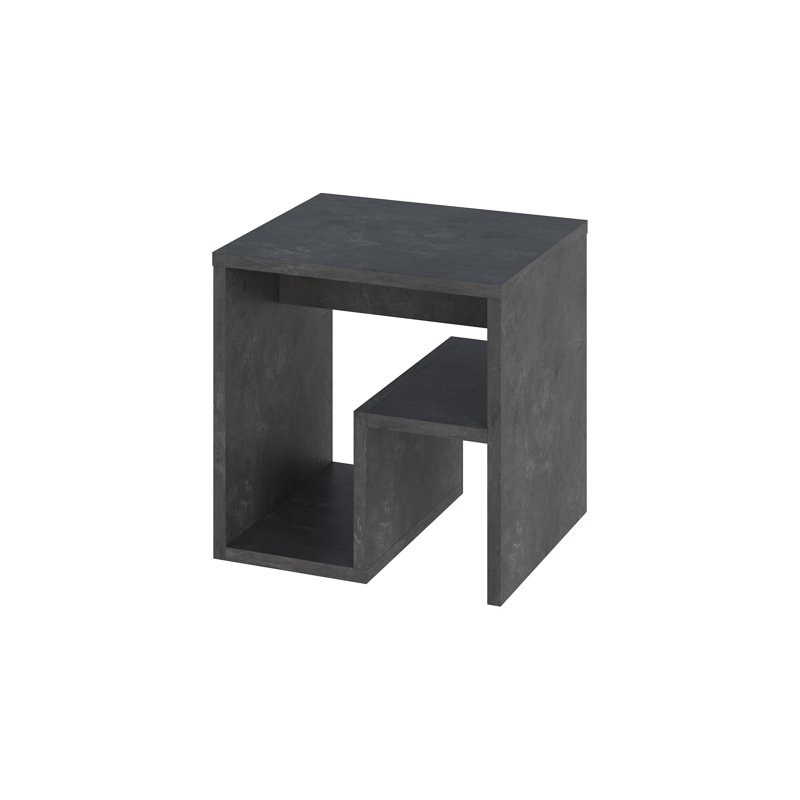 Sierd End Table, Retro Grey