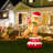 6FT Lighted Inflatable Rotating Gingerbread Man Décor