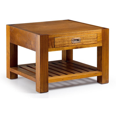 Guildhall Solid Wood Solid Wood Coffee Table with Storage