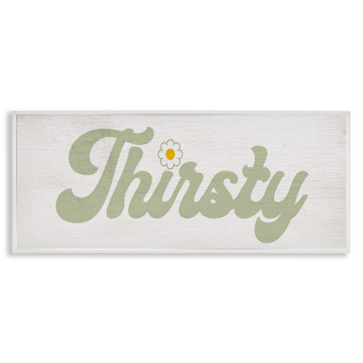 Giclée Groovy Thirsty, encadrée par Lil 'Rue