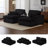 Oversized Upholstered Sleeper Cloud Couch-1329448575
