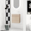 Ensemble de meuble-lavabo simple 17,39 po avec plateau en résine Quenna
