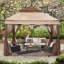 Pavillon de jardin en acier-125996674-125996671