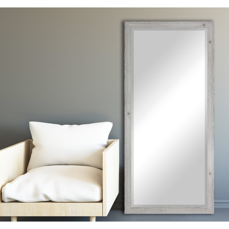 Henslee Mirror, Distressed White, 71" H x 30.5" W