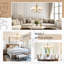 5 Light Mid Century Chandeliers, Globe Dining Room Light Fixtures with White Milk Glass -503310021-470617349-475469384
