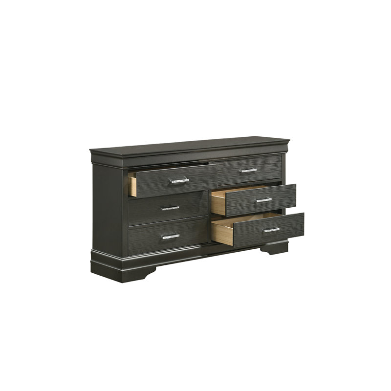 Mayodan 6 - Drawer Dresser, Gray