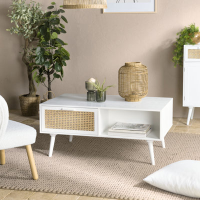 Four Leg Coffee Table with Storage