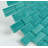 Swimming Pool Series 1" x 2" Straight Edge Glass Mosaic Tile-38568830
