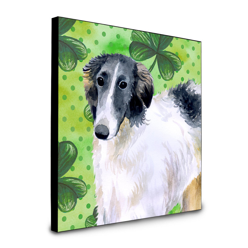 Ibiza Animals Artwork Wall Panel, Borzoi