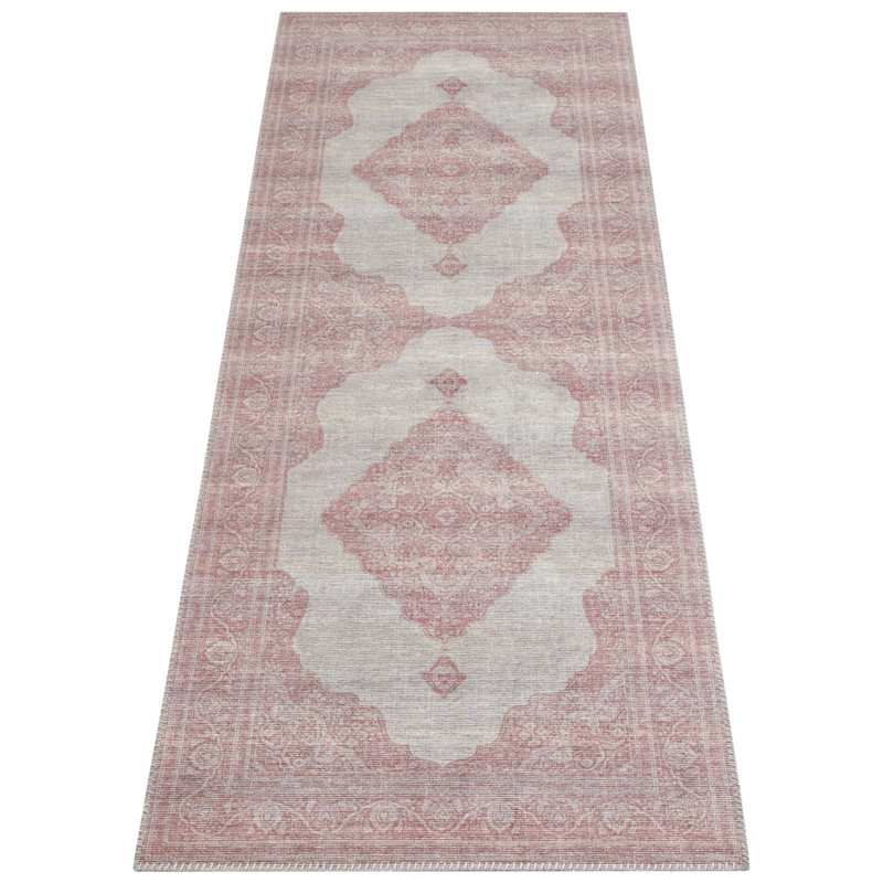 Carme Tufted Pomegranate Red Rug, Runner 80 x 200cm