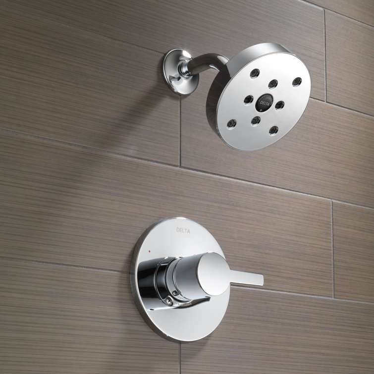 Compel Thermostatic Tub and Shower Faucet with Lever Handles and H2okinetic Technology