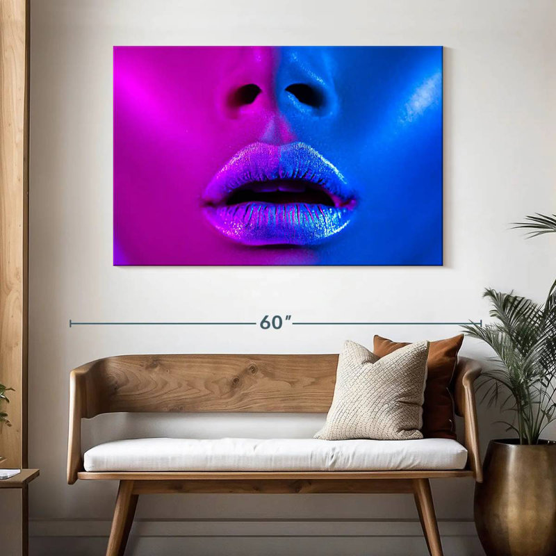 Ultraviolet Makeup, 32" H x 48" W