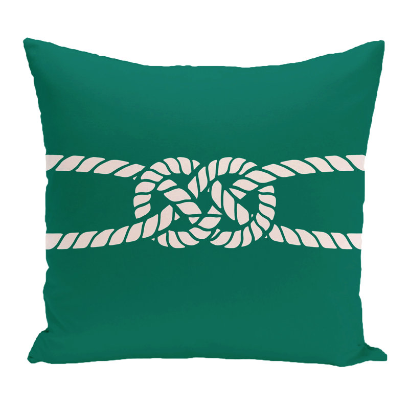 Housse de coussin carrée d’extérieur Carrick Bend, H 20 po x l 20 po, Vert