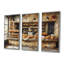 French Cafe Baguette Paris Shop III - Ensemble de décorations murales French Cafe-107194804-107194812