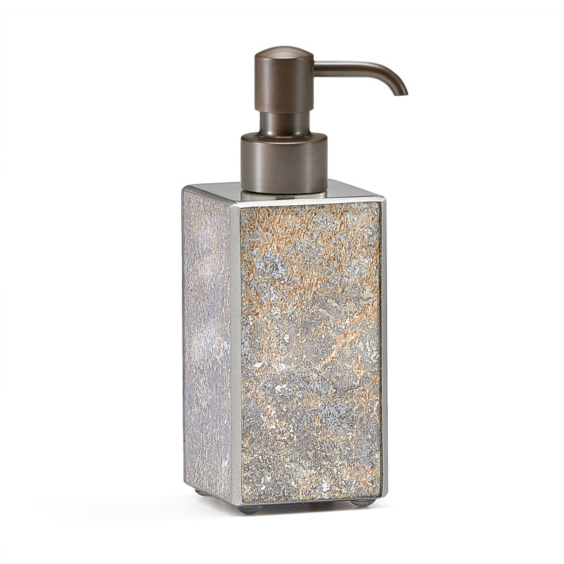 Natasha Glass Bathroom Tray Tumbler Bathroom Accessory, Matte Bronze