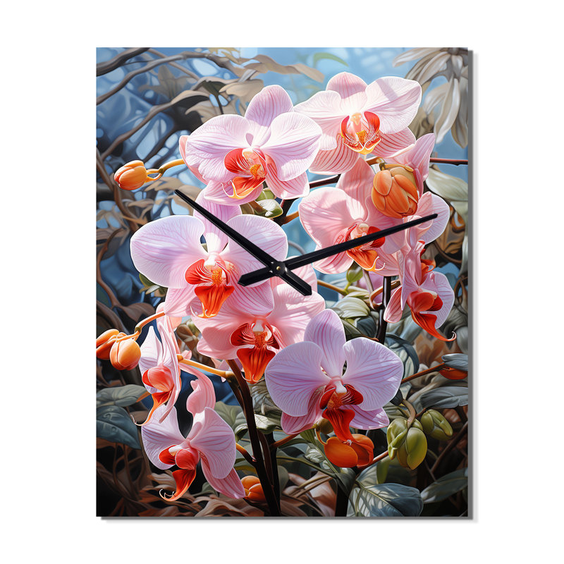 Jaydelyn - Horloges murales florales, Grand