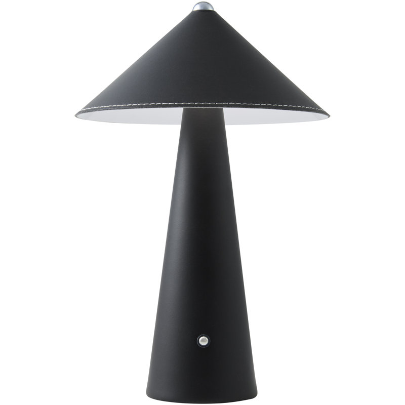 Lampe de table Buntin, Noir, Noir