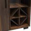 Armoire à vin brune en MDF de 43 po avec 8 bouteilles