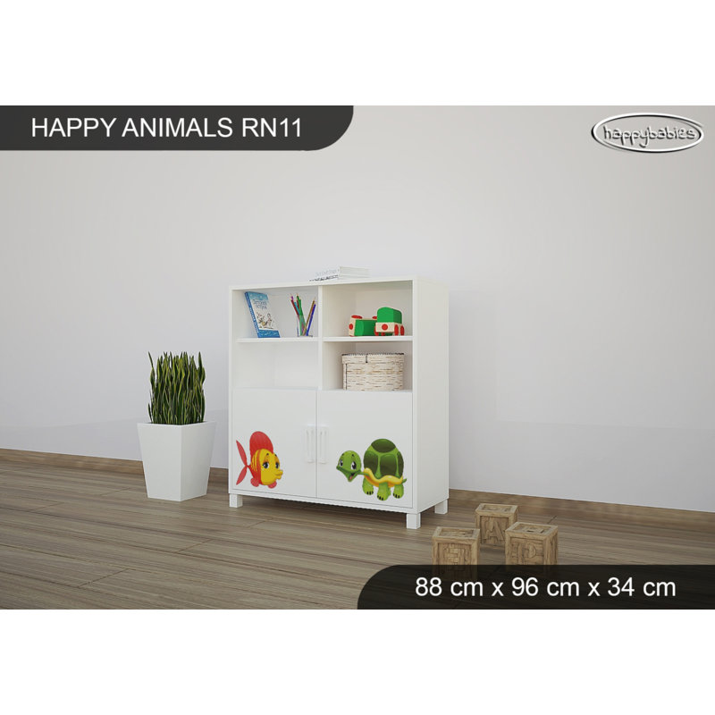 88cm W Kids Cube, White