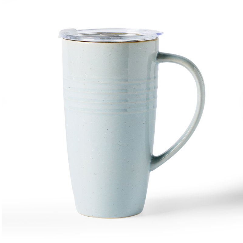Red Barrel Studio® 1 Piece Coffee Mug, Light Blue
