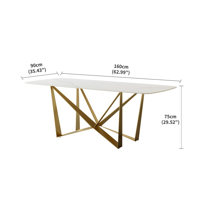 Table de salle à manger Titanium Gold