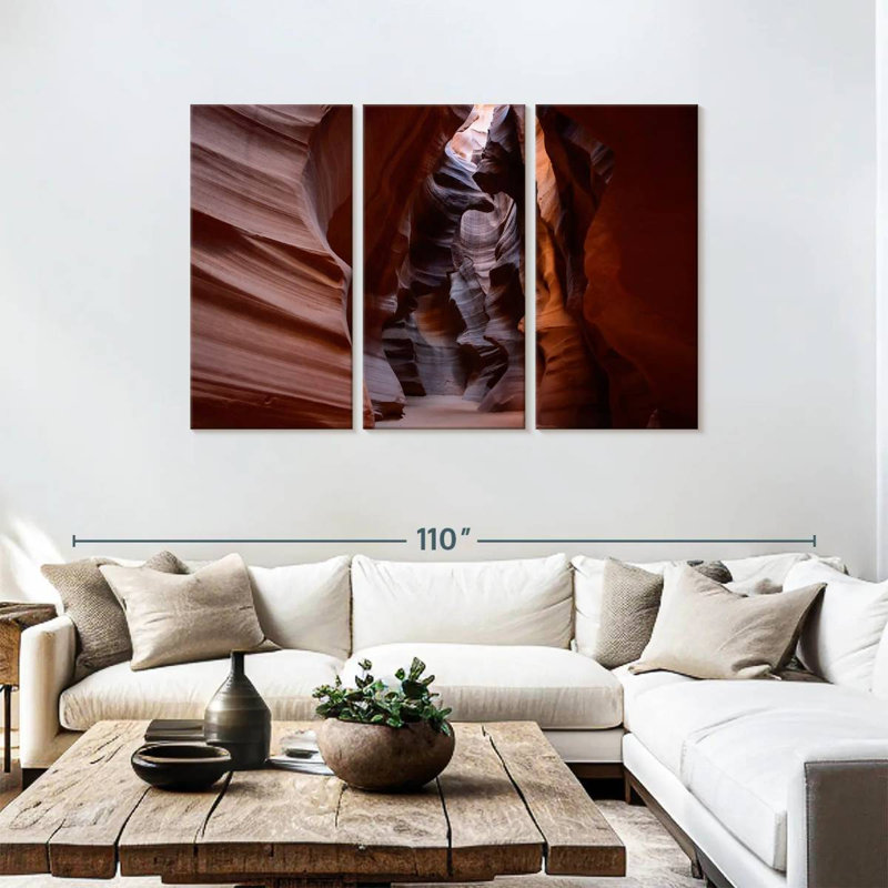 Upper Antelope Canyon, 48" H x 74" W
