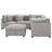 Lafayette 6-piece Upholstered Sectional Sofa
