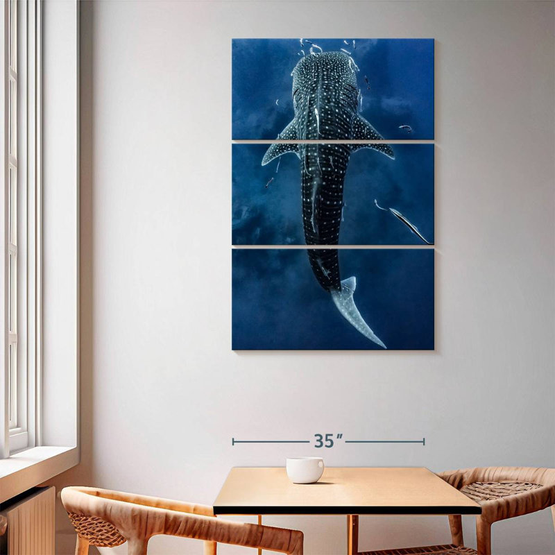 Brampt Spotted Whale Shark, 65" H x 42" W