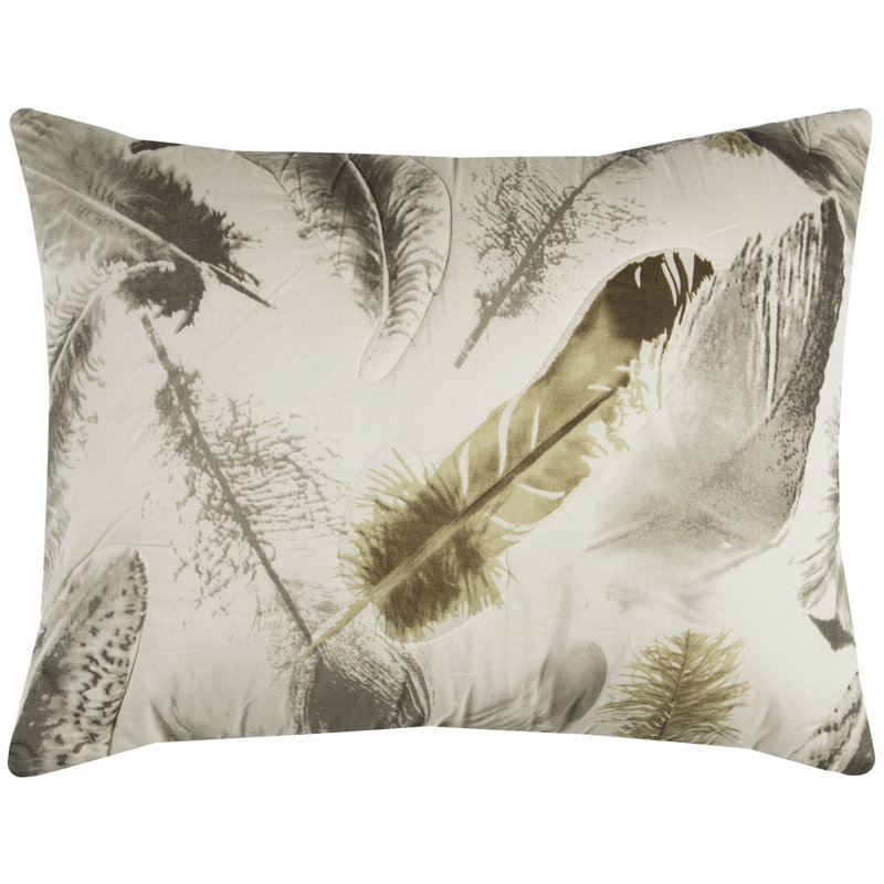 Feathered Nest Floral Sham Set, King
