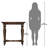 Hardwick Hall 35'' Solid Wood Console Table