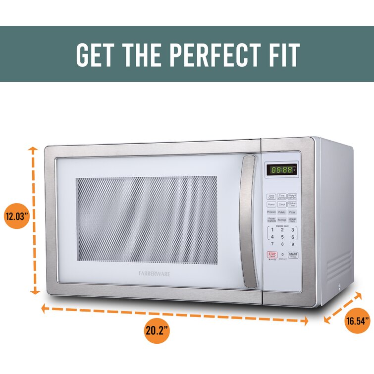 Farberware Microwave Oven - This Microwave is 1.1 cubic feet1000-watt 